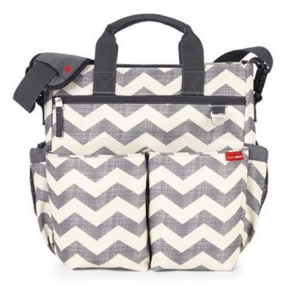 Skip Hop Duo Signature Diaper Bag, Chevron